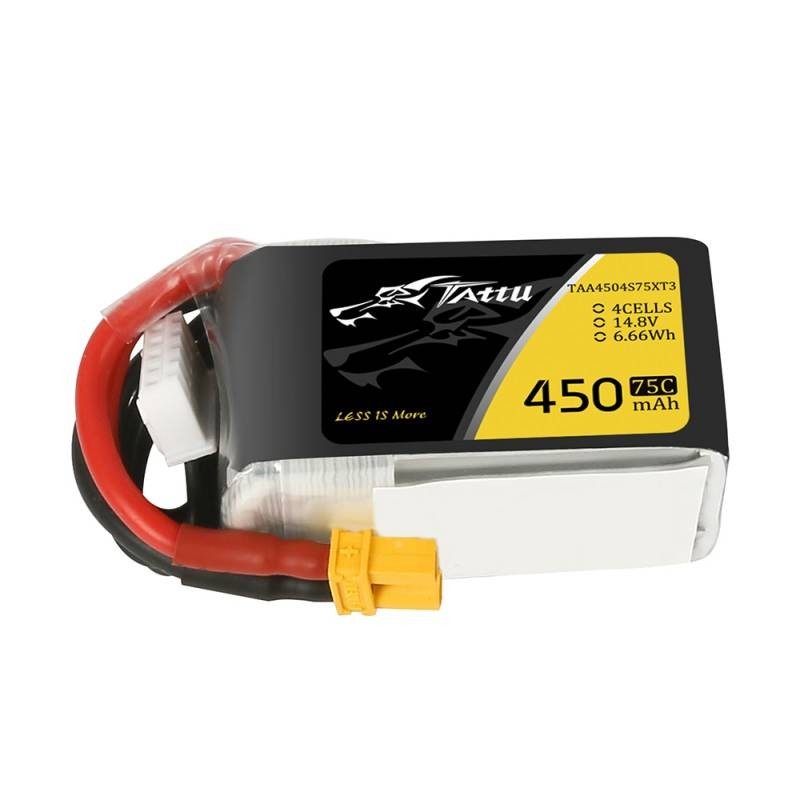 Tattu 450mAh 14,8V 75C 4S1P akumuliatorius