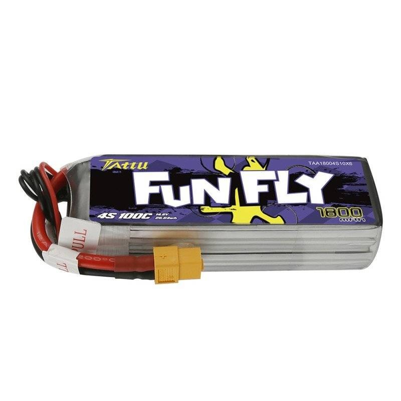 "Tattu Funfly" 1800mAh 14.8V 100C 4S1P XT60 baterija