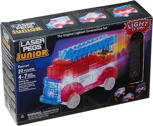 Konstruktorius gelbėtojų automobilis Laser pegs Junior Rescue