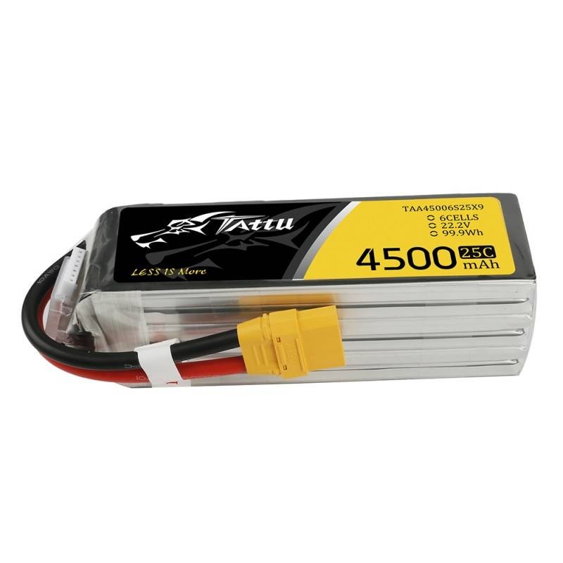 "Tattu" 4500mAh 22.2V 25C 6S1P XT90 akumuliatorius