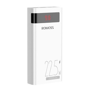 Energijos kaupiklis "Romoss SENSE8PF" 30000 mAh, 22,5 W (baltas)