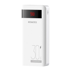 "Romoss Sense6PS Pro Powerbank" 20000 mAh, 30 W (balta)