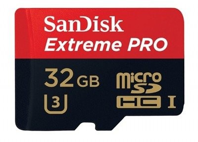 Atminties kortelė SanDisk Extreme Pro microSDHC 32GB 100/90 MB/s A1 C10 V30 (SDSQXCG-032G-GN6MA)