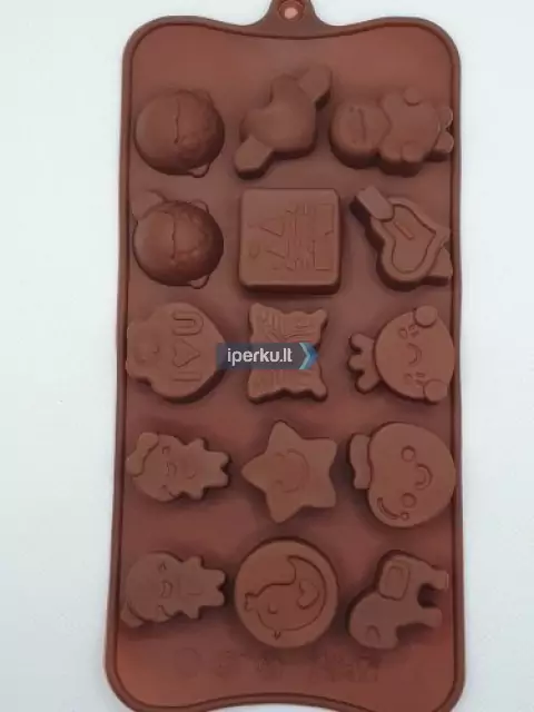 Silikoninės šokolado formelės - Variantas: 4