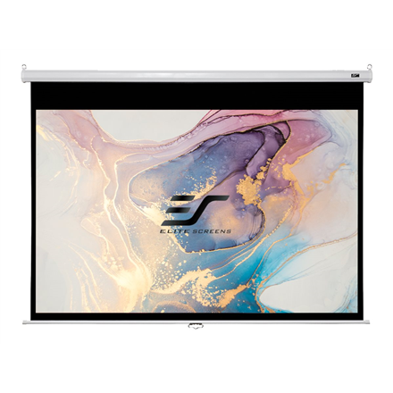 Elite Screens | Manual Series | M92XWH | Diagonal 92 " | 16:9 | Viewable screen width (W) 204 cm | White|M92XWH