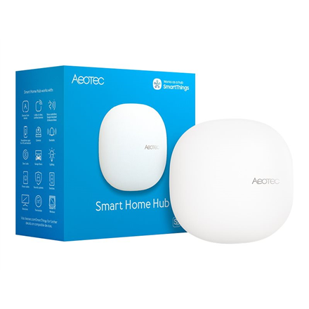 Aeotec Smart Home Hub - Works as a SmartThings Hub, EU, Z-Wave, Zigbee 3.0, WiFi | AEOTEC | Smart Home Hub | GP-AEOHUBV3EU | Z-Wave, Zigbee 3.0, WiFi|GP-AEOHUBV3EU