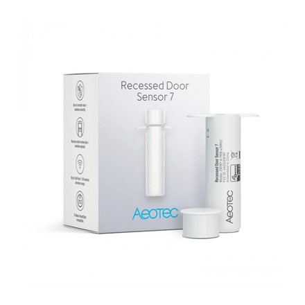 Aeotec Recessed Door Sensor 7, Z-Wave Plus V2 | AEOTEC | Recessed Door Sensor 7 | Z-Wave Plus V2 | Z-Wave | White|AEOEZW187