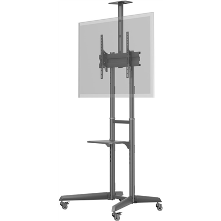 Goobay Floor stand | 59508 TV Presentation Stand Pro (Size L) | Adjustable Height, Tilt | 37-70 " | Black|59508