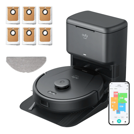 Anker Eufy | Robot Vacuum Cleaner Clean | L60 Hybrid | Wet&Dry | 2600 mAh | Dust capacity 0.35 L | 5000 Pa | Black|T2278G11