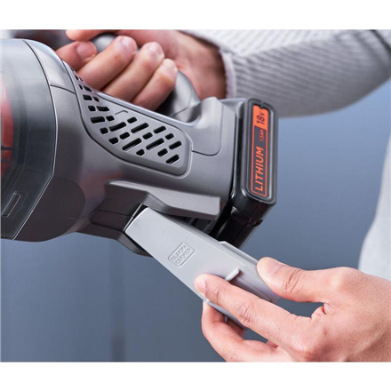 BLACK & DECKER | Vacuum Cleaner | BCHV001B-XJ | Cordless operating | Handstick | 18 V | Operating time (max) 12 min | Grey|BCHV001B-XJ