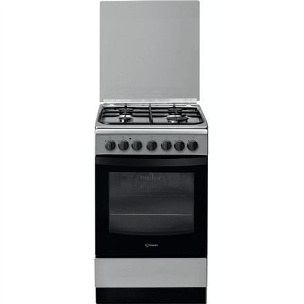 INDESIT Cooker | IS5G5PHX/E/1 | Hob type Gas | Oven type Electric | Stainless steel | Width 50 cm | Grilling | Depth 60 cm | 60 L|IS5G5PHX/E/1