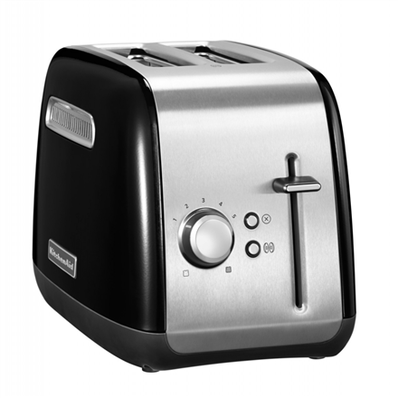 KitchenAid Classic Toaster | 5KMT2115EOB | Power 1100 W | Number of slots 2 | Housing material Metal | Stainless Steel/Black|5KMT2115EOB