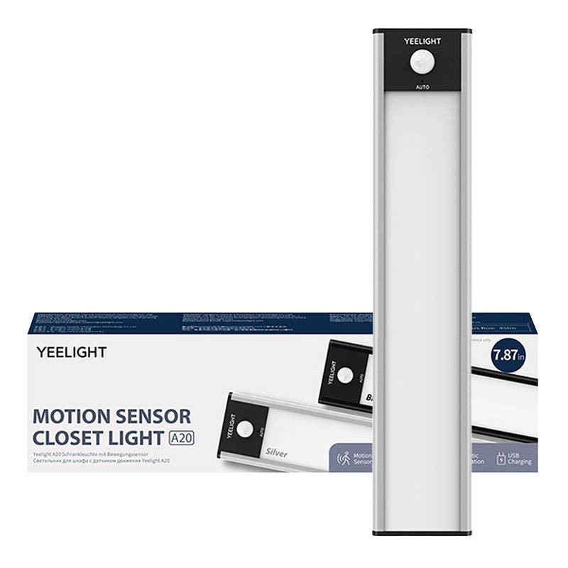 Yeelight spintos apšvietimas sidabrinis 20cm 2700K