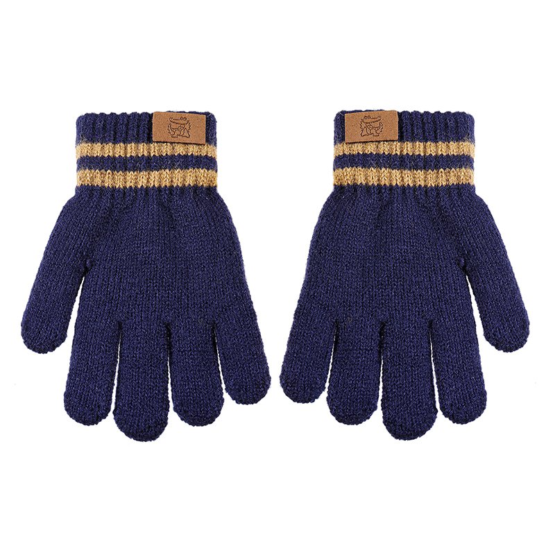 BeSNAZZY Megztos pirštinės 14 cm R-034-navy/Vieno d.