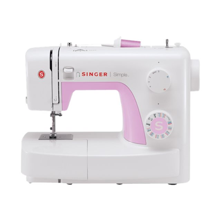 Sewing machine | Singer | SIMPLE 3223 | Number of stitches 23 | Number of buttonholes 1 | White/Pink|3223