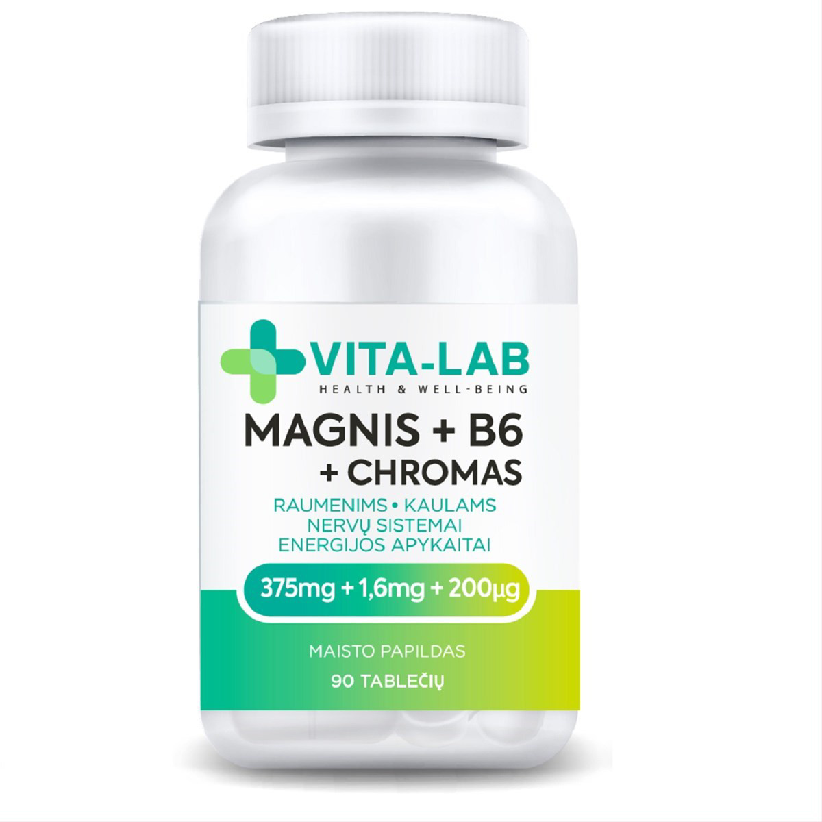 VITA-LAB MAGNIS + B6 + CHROMAS, 90 tablečių