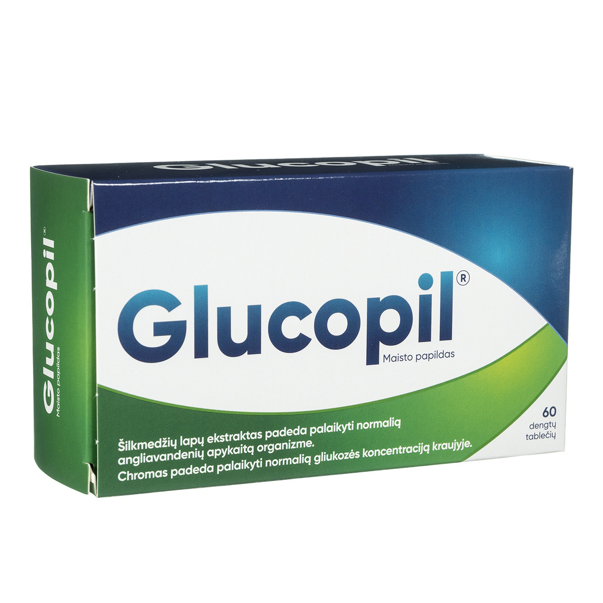 GLUCOPIL, 60 dengtų tablečių