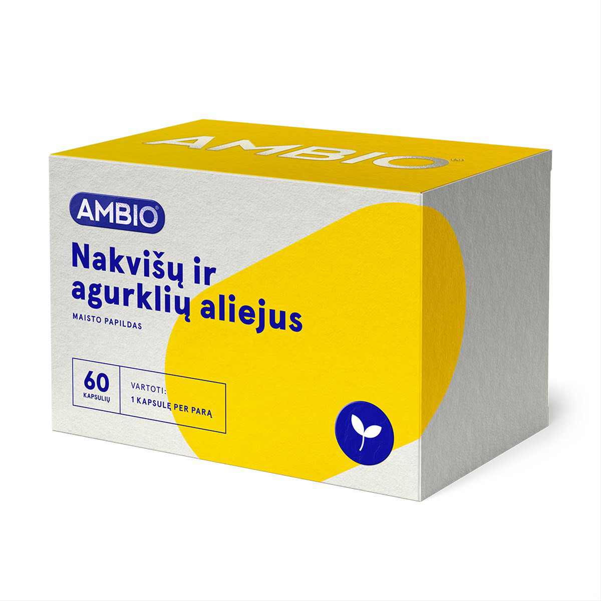 AMBIO NAKVIŠŲ IR AGURKLIŲ ALIEJUS, 60 kapsulių