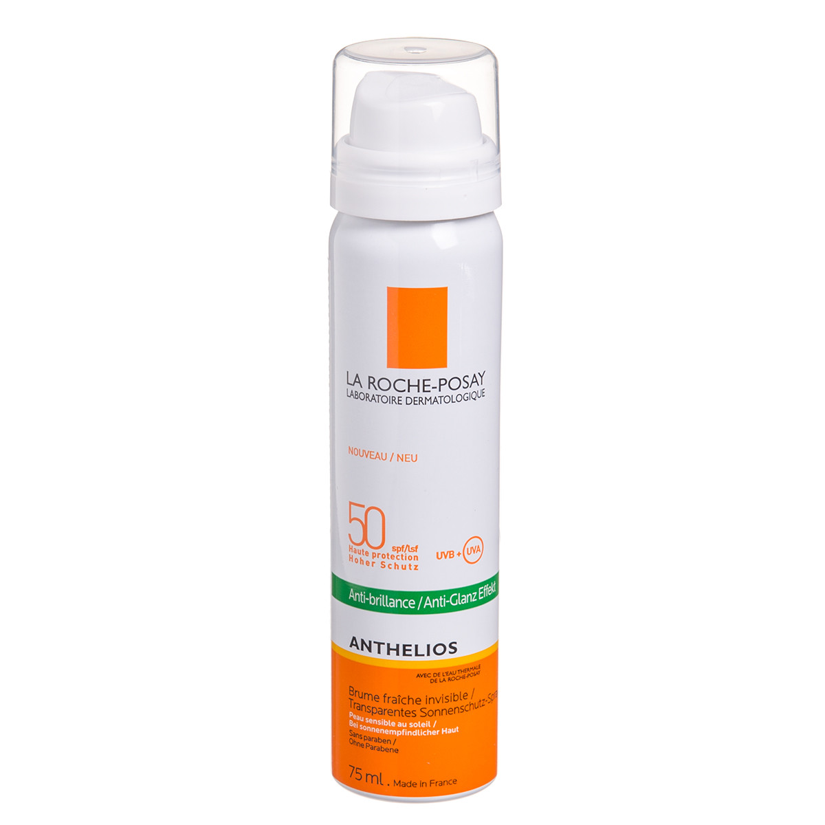 LA ROCHE POSAY ANTHELIOS, apsauginė veido migla nuo saulės, SPF 50+, 75 ml