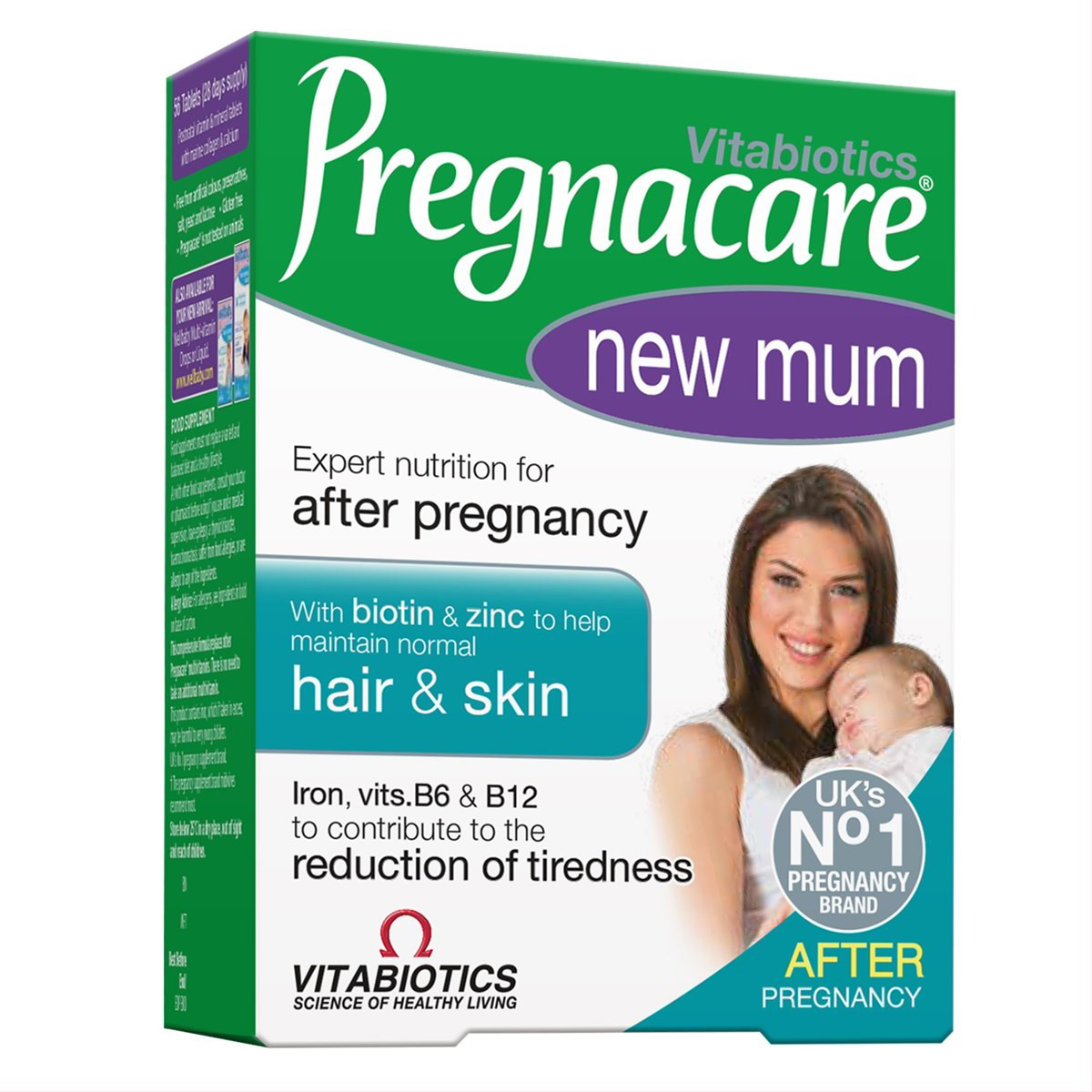 PREGNACARE NEW MUM, 56 tabletės