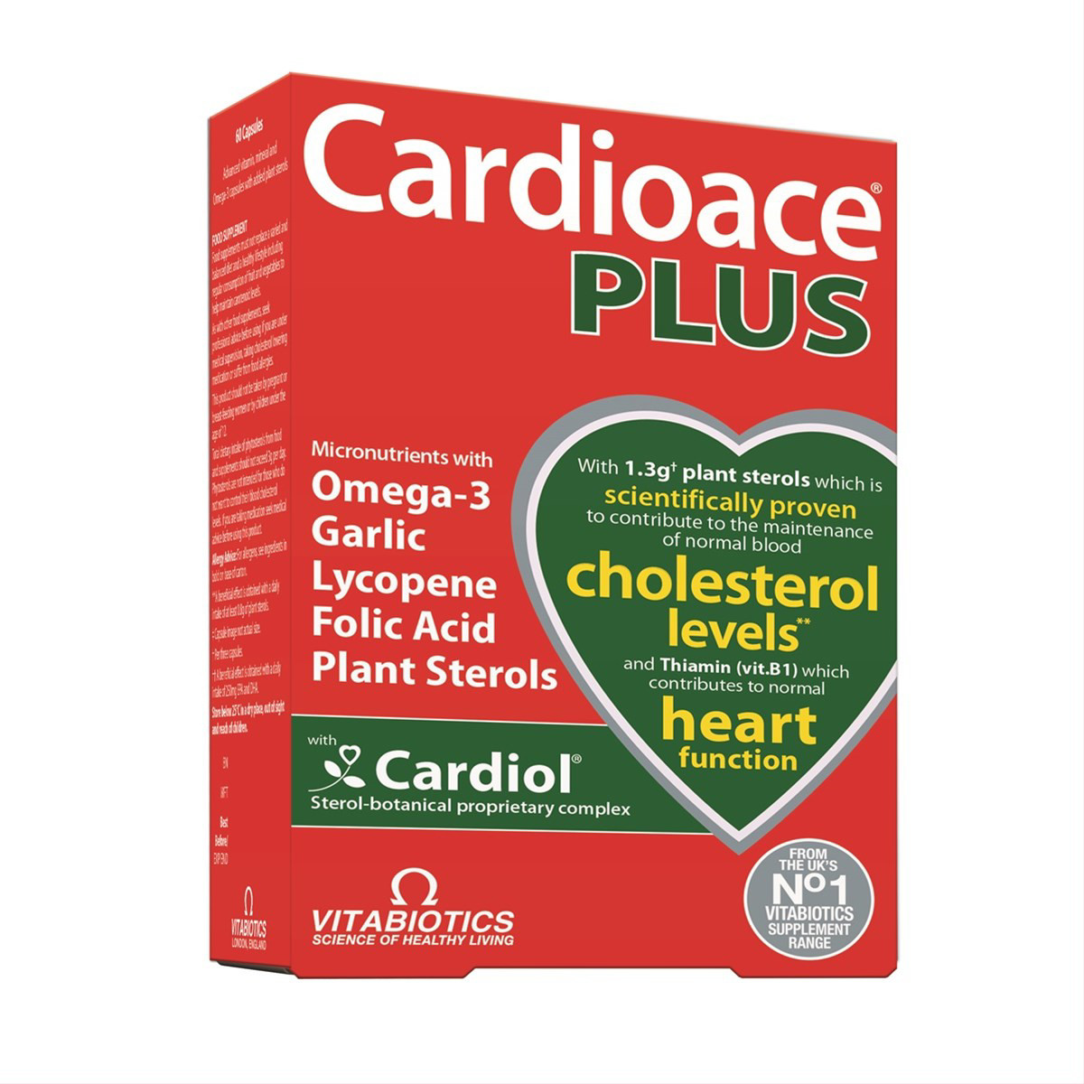 CARDIOACE PLUS, 60 kapsulių