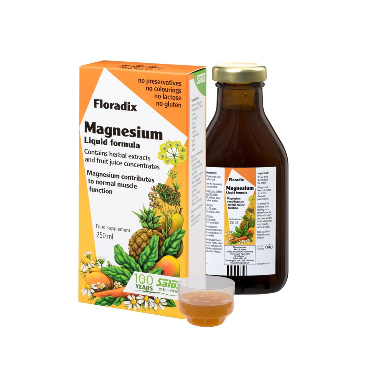FLORADIX, MAGNESIUM, 250 ML