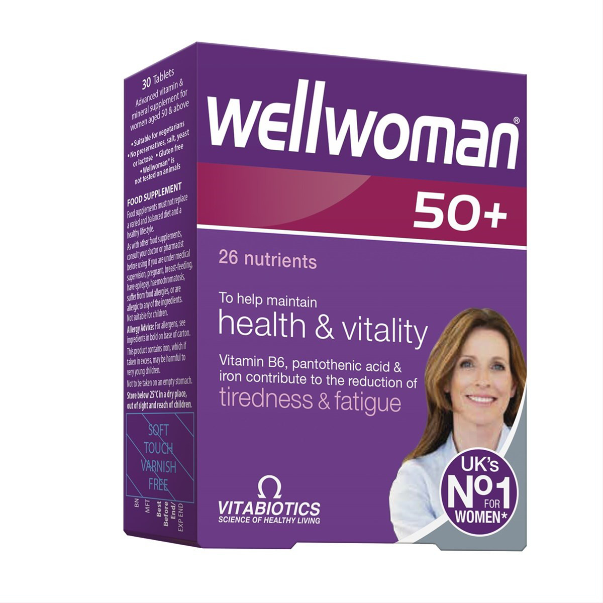 WELLWOMAN 50+, 30 tablečių