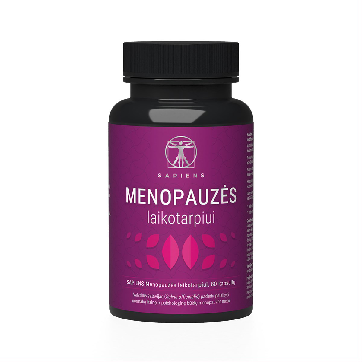 SAPIENS, menopauzės laikotarpiui, 60 kapsulių