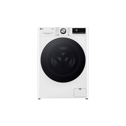 LG | Washing Machine | F4WR711S2W | Energy efficiency class A - 10% | Front loading | Washing capacity 11 kg | 1400 RPM | Depth 55.5 cm | Width 60 cm | Display | LED | Steam function | Direct drive | Wi-Fi | White|F4WR711S2W