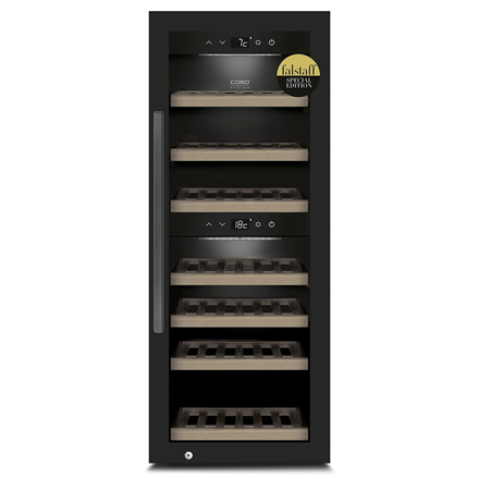 Caso | Smart Wine Cooler | WineExclusive 38 | Energy efficiency class G | Free standing | Bottles capacity 38 bottles | Cooling type Compressor technology | Black|00721