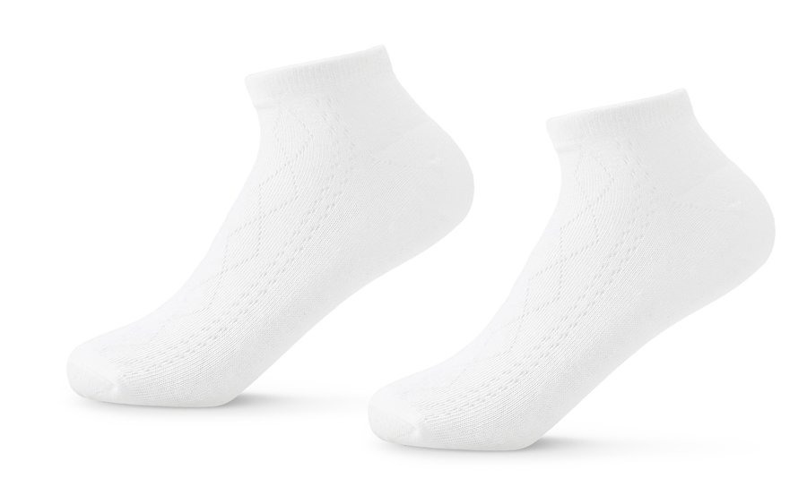 BeSNAZZY Trumpos kojinės ST-01-white/36-38