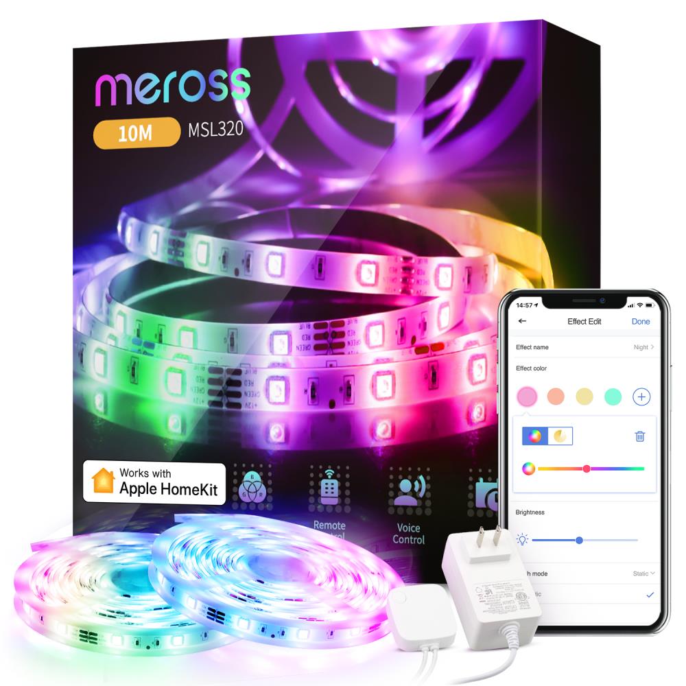 LED juosta MEROSS SMART WI-FI RGB MSL320CHK(EU)-10M