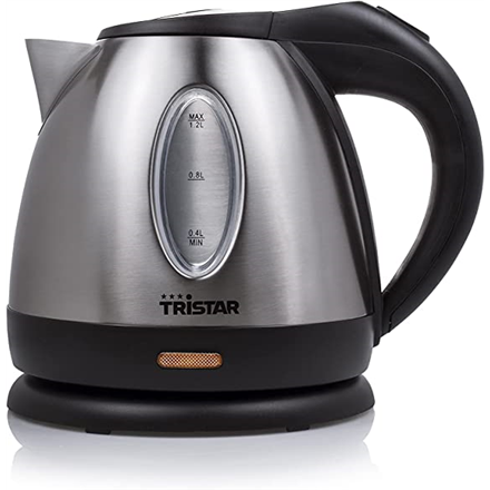 Tristar | Jug Kettle | WK-1323 | Standard | 1500 W | 1.2 L | Stainless steel | 360° rotational base | Silver|WK-1323