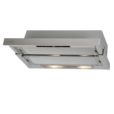 CATA | Hood | TFH 5250 X | Telescopic | Energy efficiency class D | Width 50 cm | 325 m³/h | Slider control | LED | Inox|02097305