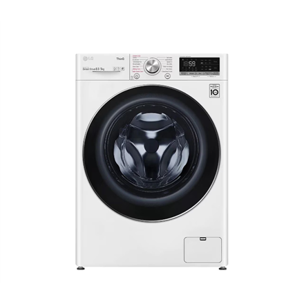LG Washing machine with dryer | F2DV5S8S2E | Energy efficiency class C/E | Front loading | Washing capacity 8.5 kg | 1200 RPM | Depth 48 cm | Width 60 cm | Display | LED | Drying system | Drying capacity 5 kg | Steam function | Direct drive | Wi-Fi | Whit|F2DV5S8S2E
