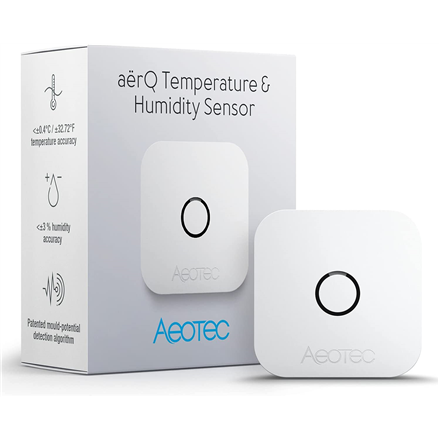 Aeotec aërQ Temperature & Humidity Sensor, Z-Wave Plus | AEOTEC | Temperature and  Humidity Sensor | aërQ|AEOEZWA039