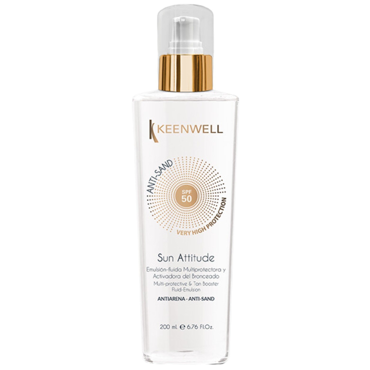 KEENWELL SUN ATTITUDE FLUIDAS NUO SAULĖS SPF50, 200 ml KEENWELL SUN ATTITUDE FLUIDAS NUO SAULĖS SPF50, 200 ml