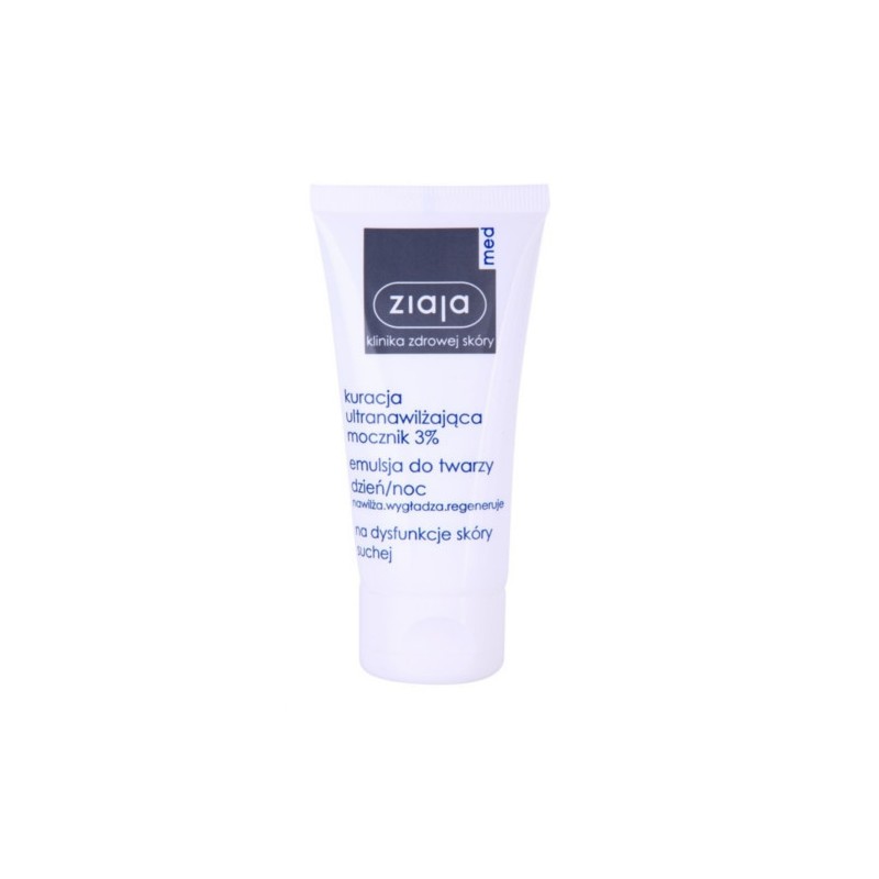 Ziaja Atkuriamasis ir drėkinamasis kremas su išlyginamuoju poveikiu "Ultra-Moisturizing With Urea" 50 ml