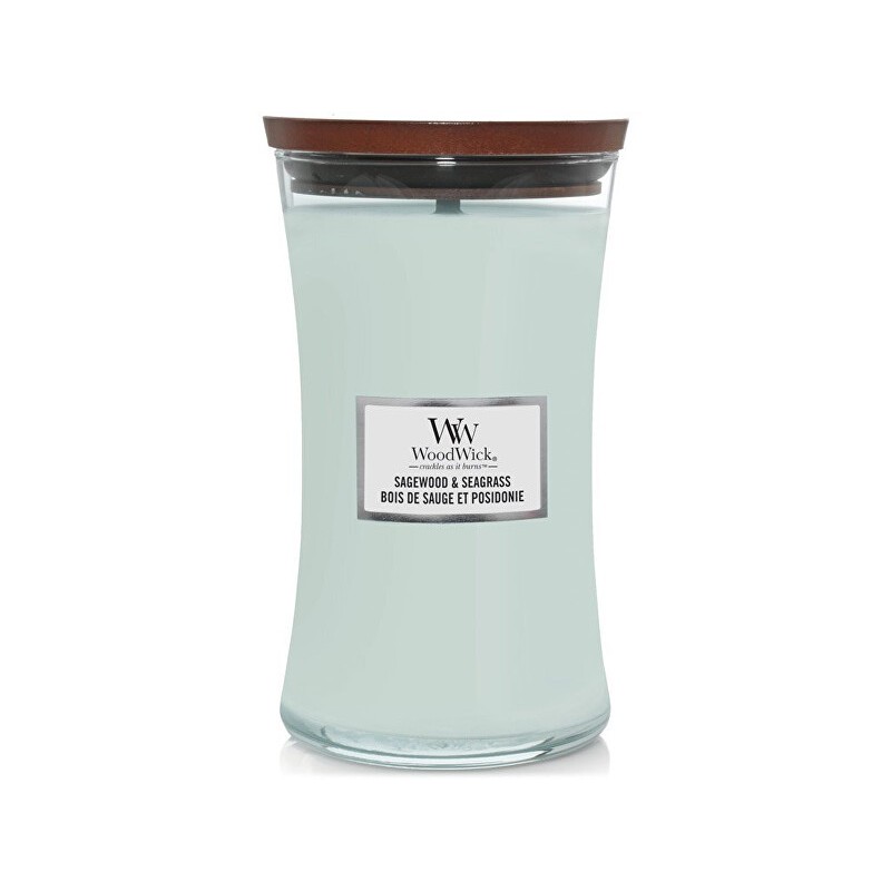 WoodWick Kvapiųjų žvakių vaza "Sagewood" - jūros žolė 609 g