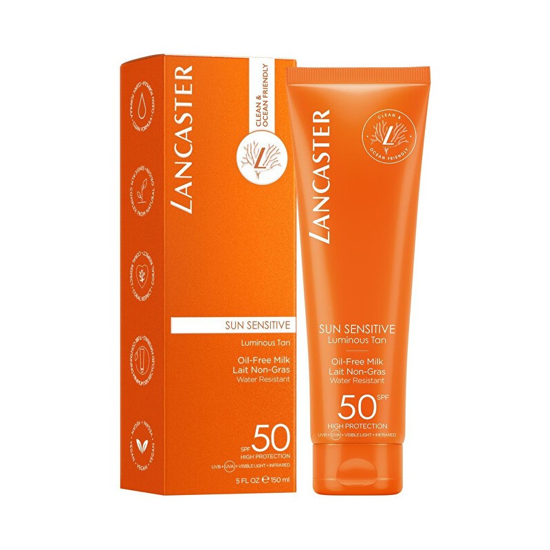 Lancaster Apsauginis pienelis SPF 50 Sun Sensi tiv e (pienelis be aliejaus) 150 ml