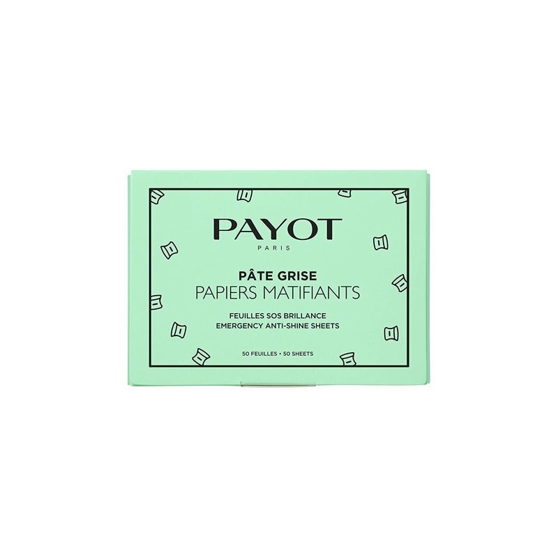 Payot Matavimo popierius Pâte Grise (skubios apsaugos nuo blizgesio lapai) 500 vnt.