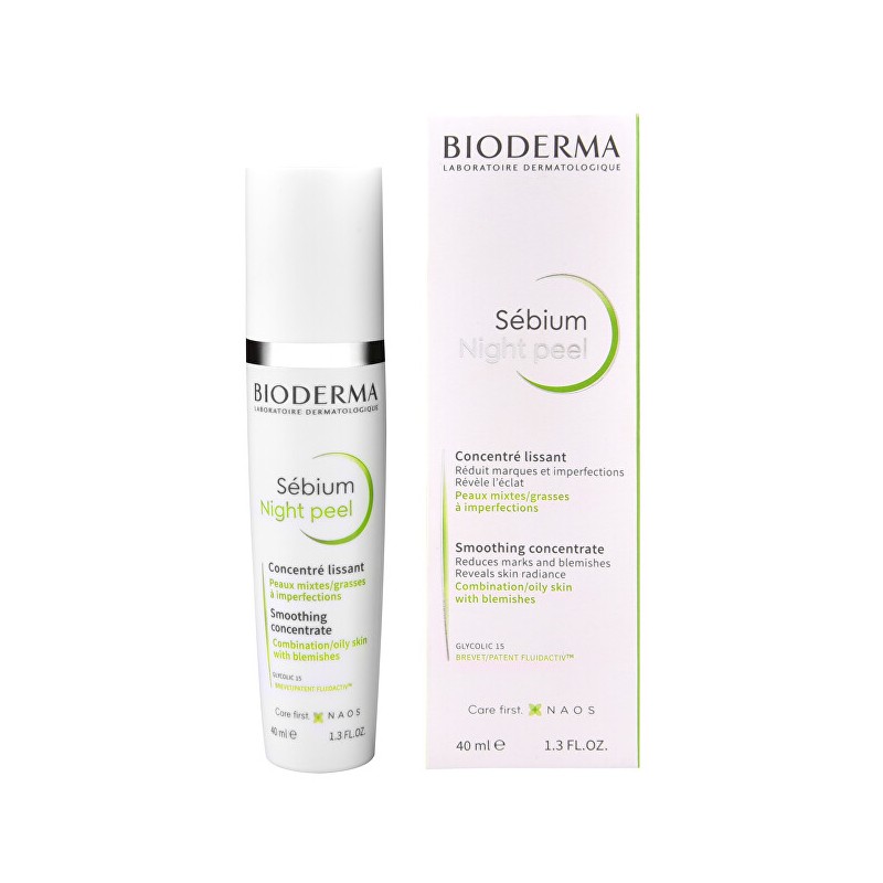 Bioderma (Sebium naktinis šveičiamasis išlyginamasis koncentratas ) 40 ml