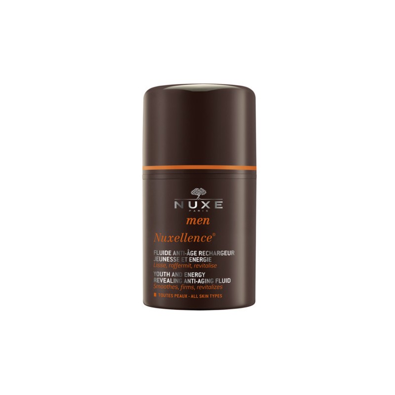 Nuxe Energizuojantis skystis nuo odos senėjimo Vyrai (Youth and Energy Revealing Anti-Aging Fluid) 50 ml
