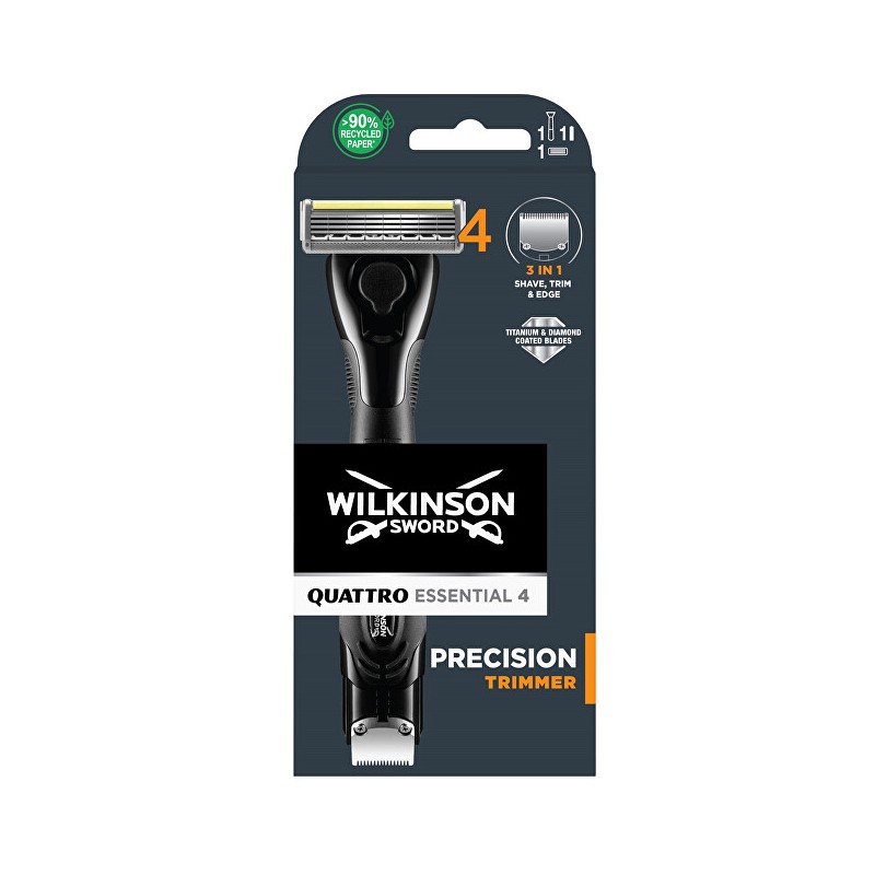 Wilkinson Sword Skustuvas vyrams Quattro Essential Precision Trimmer