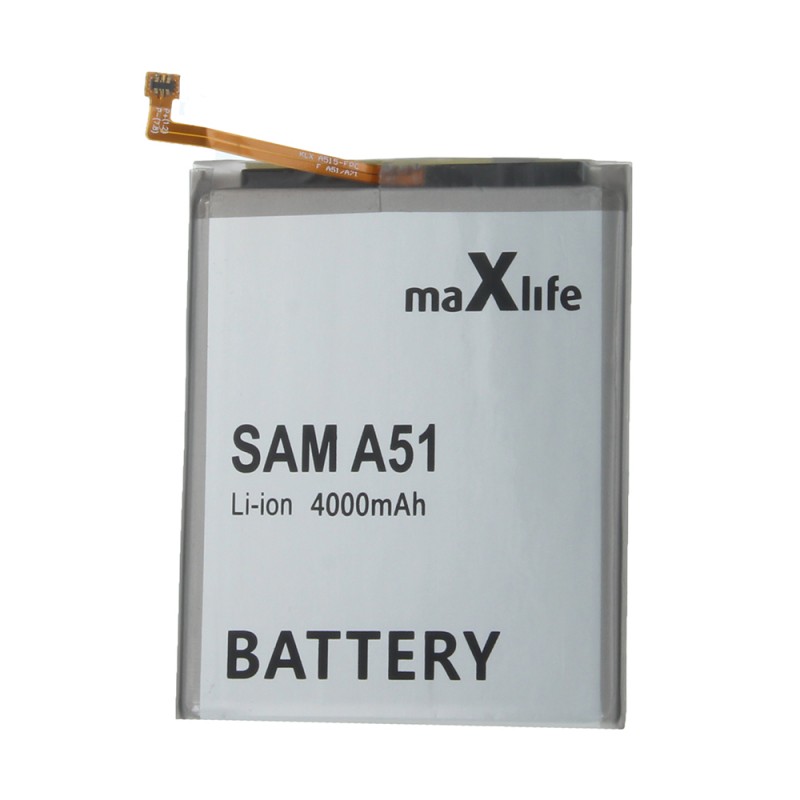"Maxlife" baterija, skirta "Samsung Galaxy A51 5G A515 EB-BA516ABY" 4000 mAh