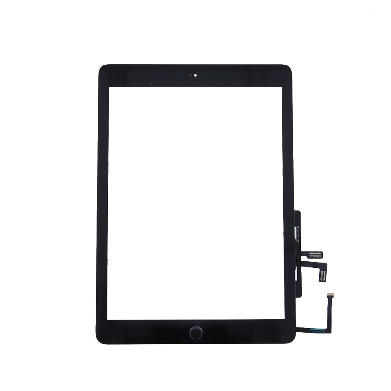 Jutiklinis skydelis "iPad 5 9.7 2017" 9.7 2017, visas priekinis komplektas, juodas