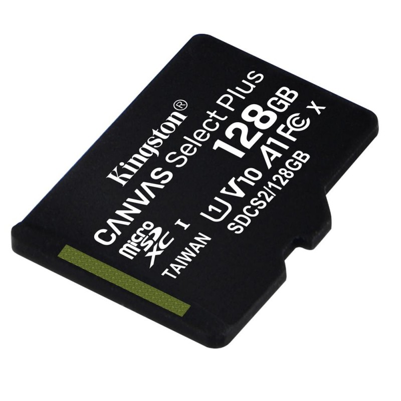 "Kingston" atminties kortelė 128GB microSDXC Canvas Select Plus kl. 10 UHS-I 100 MB/s