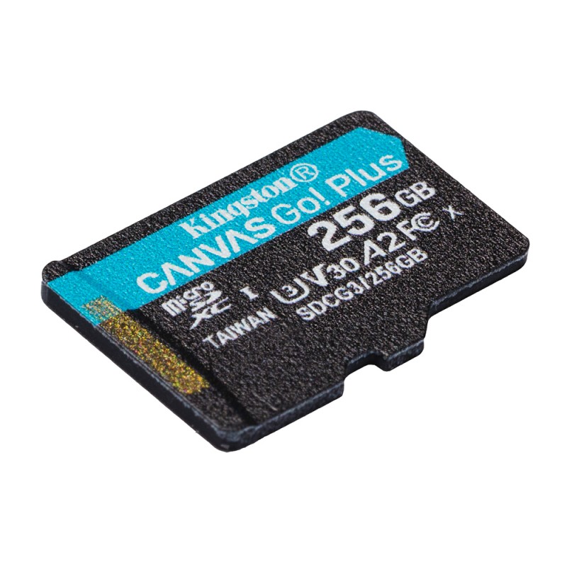 "Kingston" atminties kortelė 256GB microSDXC Canvas Go! Plus cl. 10 UHS-I 170 MB/s + adapteris