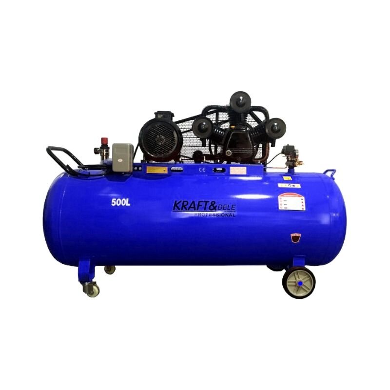 Tepalinis oro kompresorius Kraftdele 500L, KD4062
