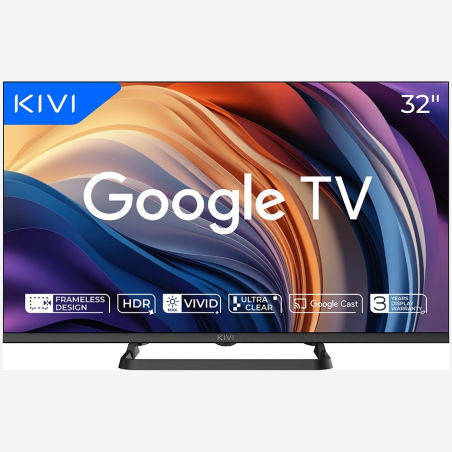 TV KIVI 32H710QB 32'' LED Google TV, Dolby Audio, HDR, Max Vivid|32H710QB